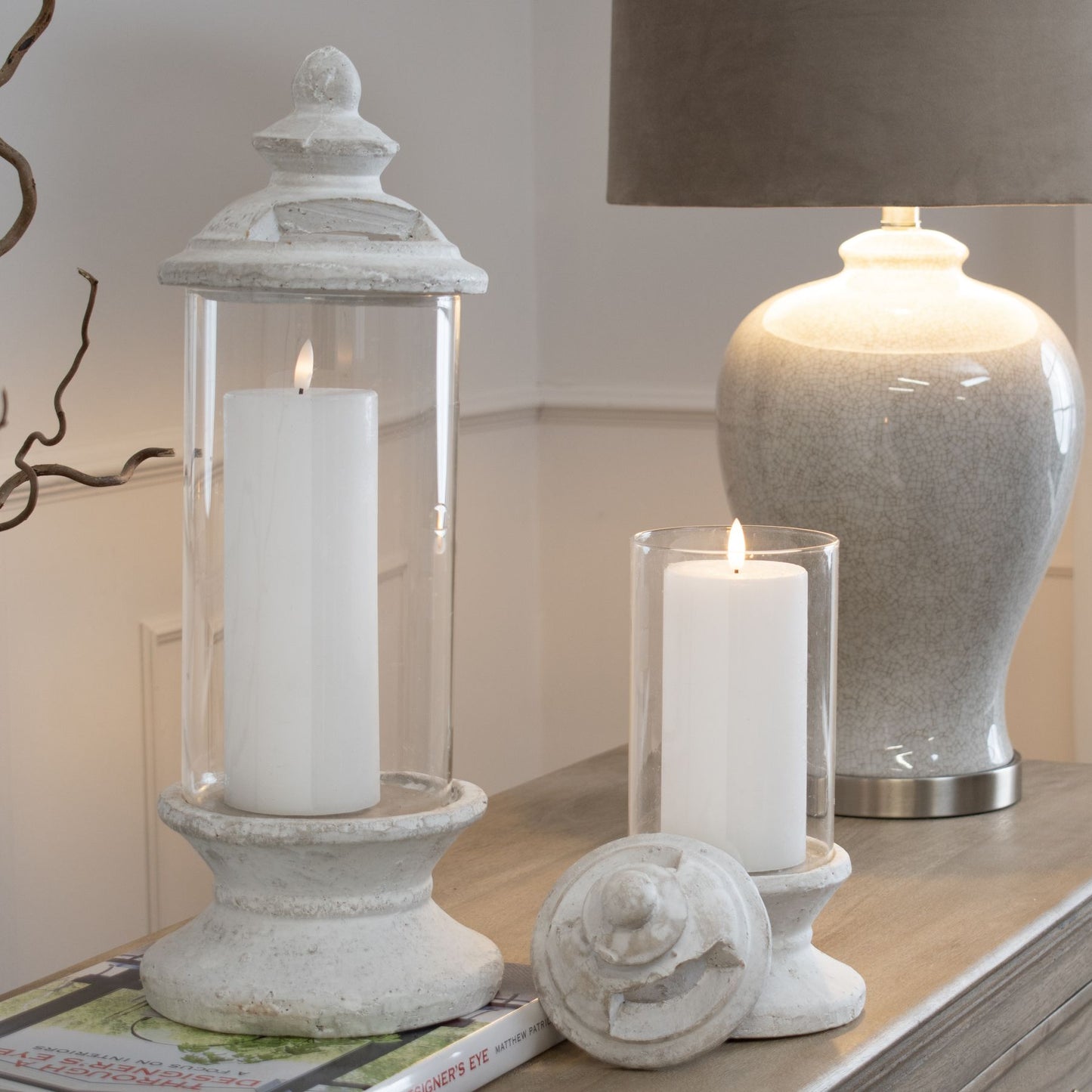 Glass Candle Holder image 1