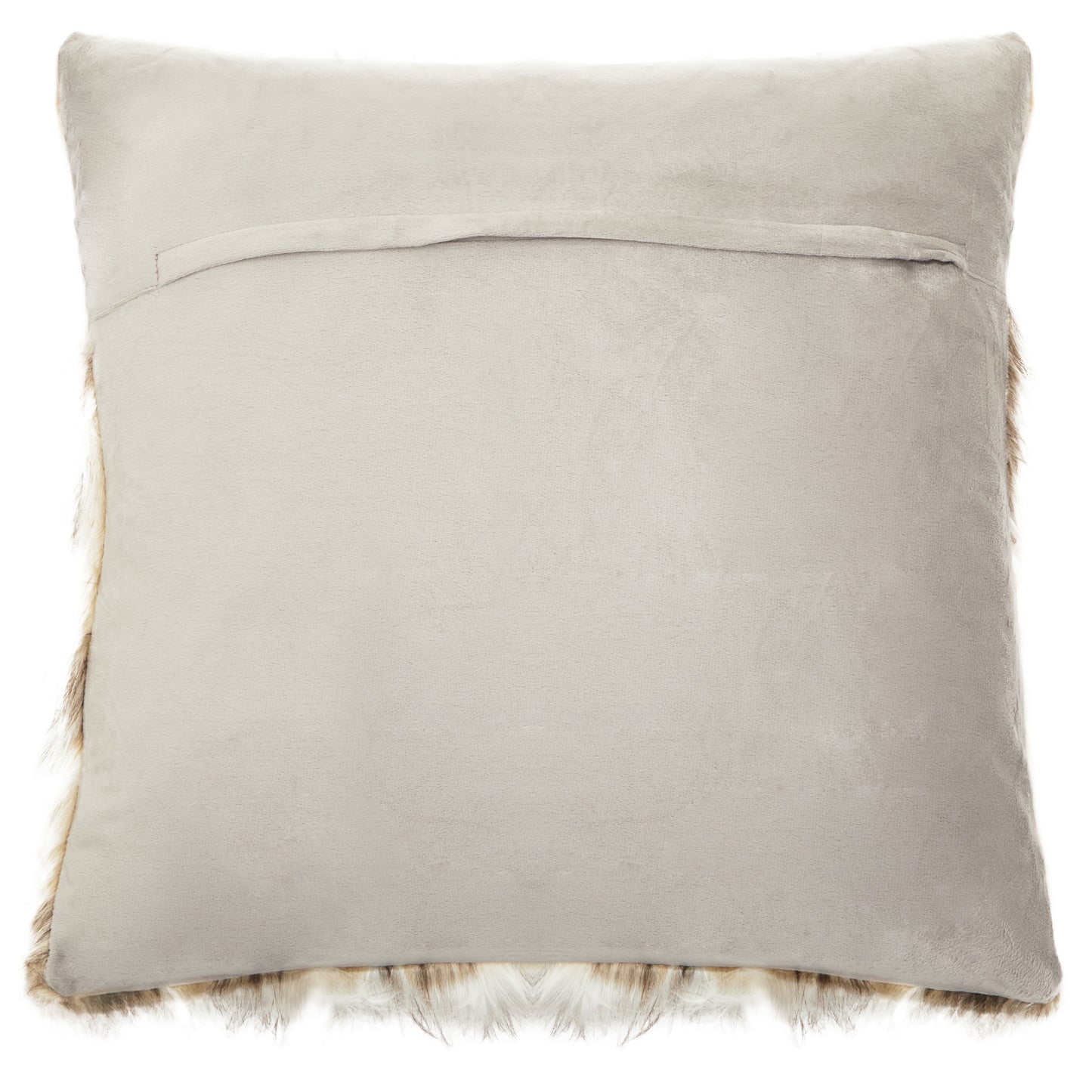 Bosie Lamina Natural Faux Fur Square Cushion image 3