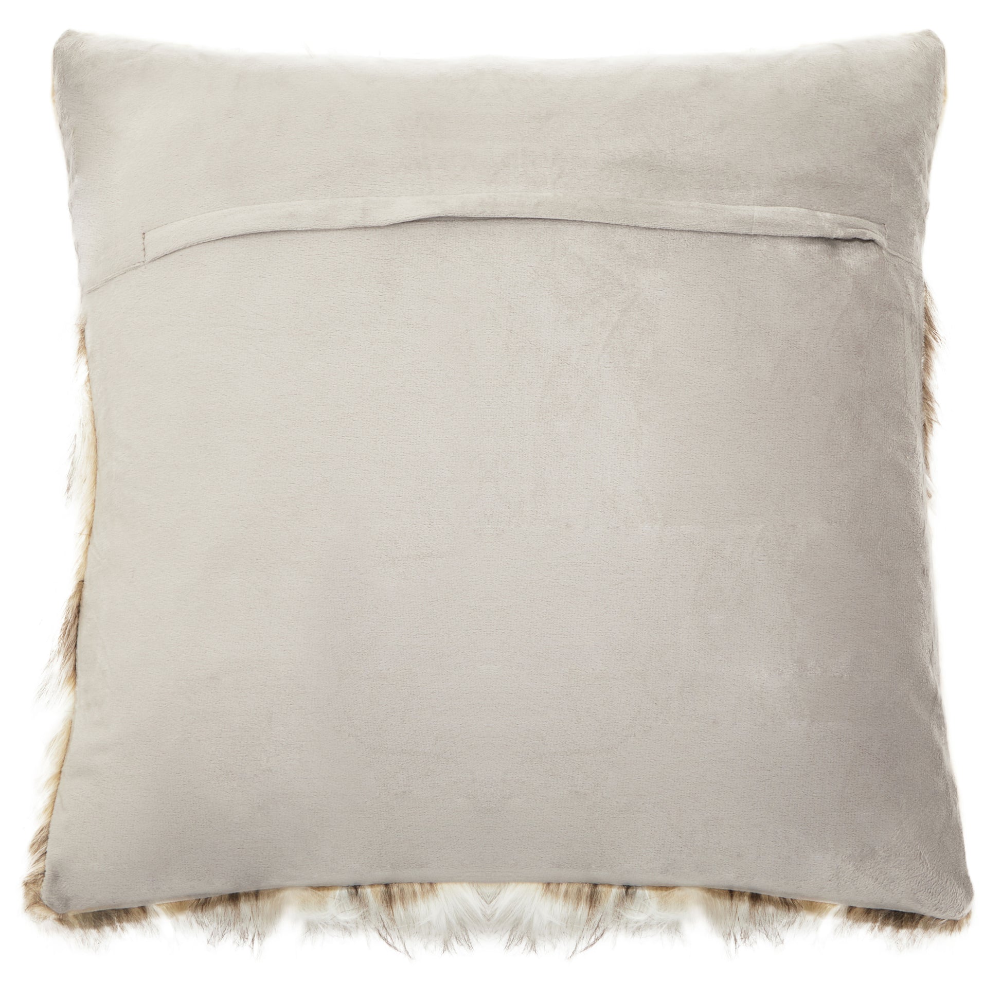 Bosie Lamina Natural Faux Fur Square Cushion image 3