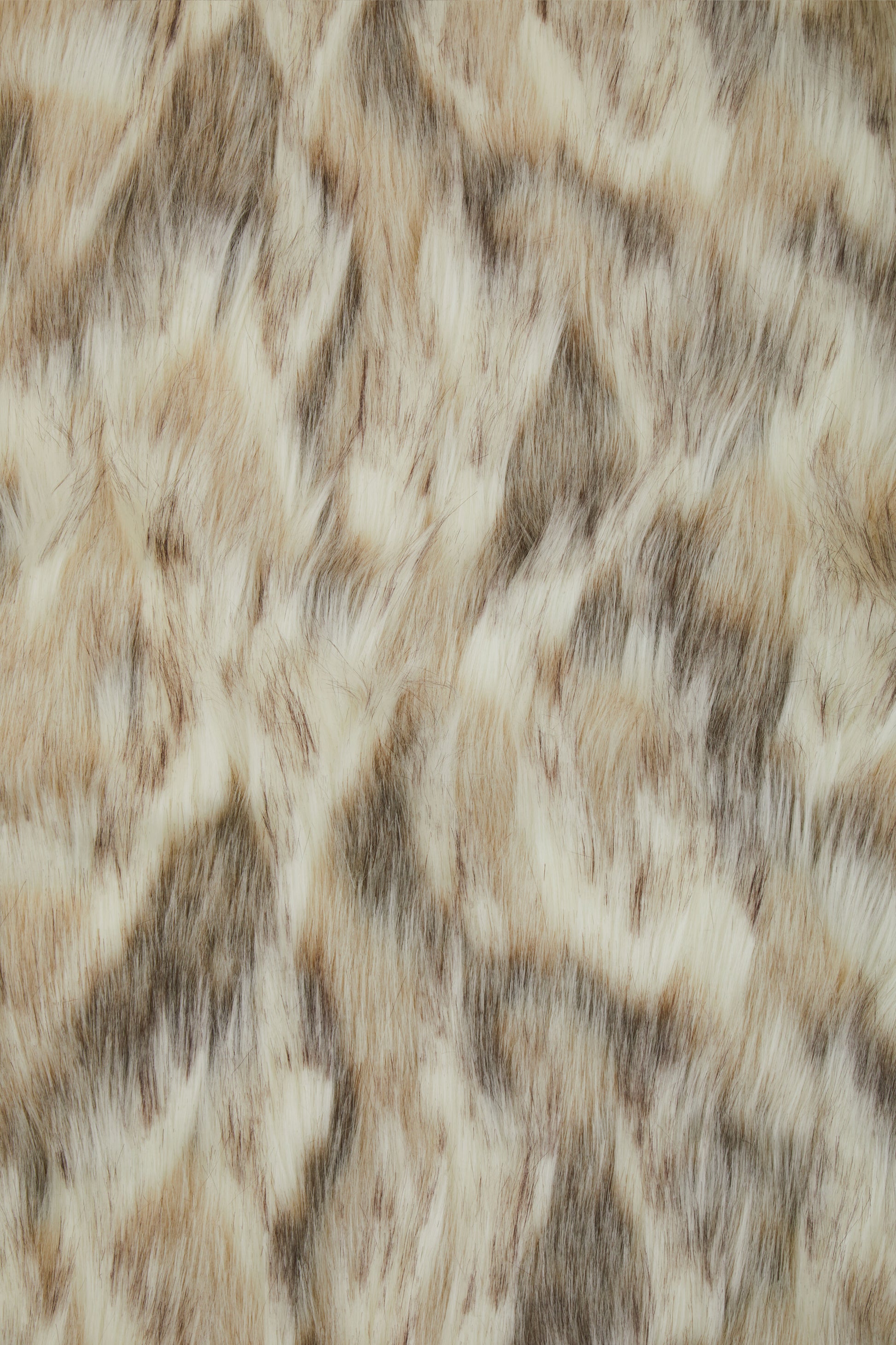 Bosie Lamina Natural Faux Fur Throw image 1