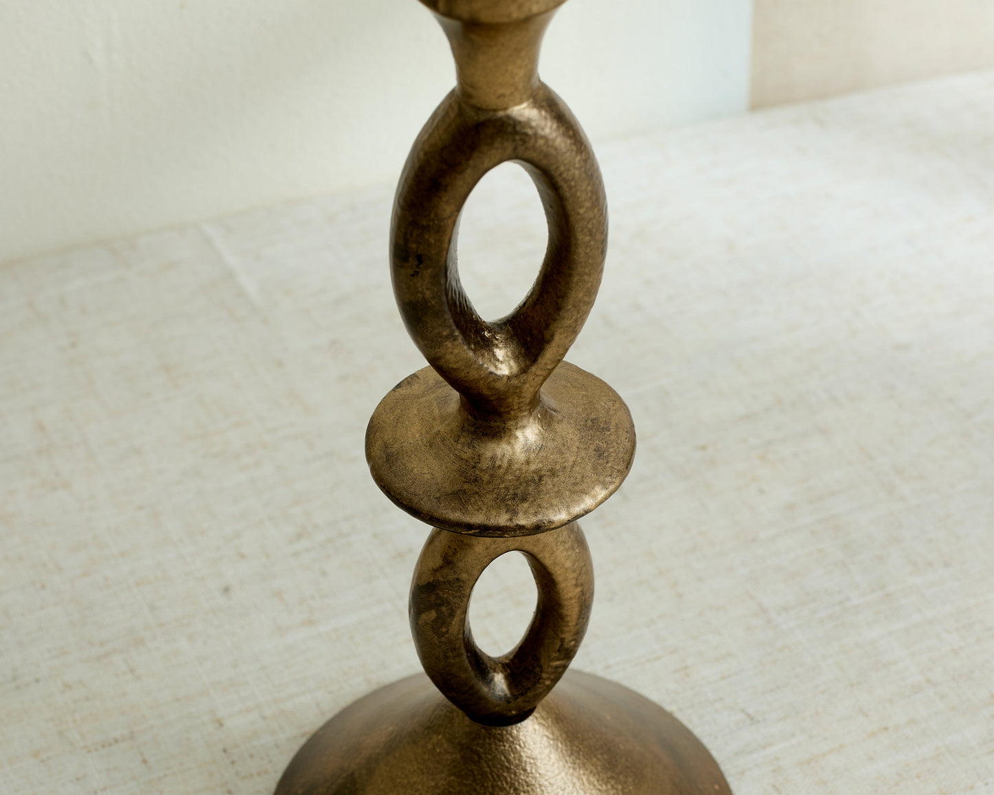 Cessna Gold Handcrafted Taper Candle Holder