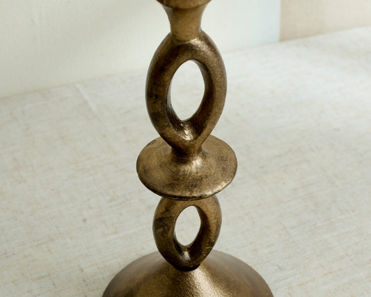 Cessna Gold Handcrafted Taper Candle Holder