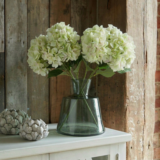 Shabby Green Artificial Hydrangea Bouquet