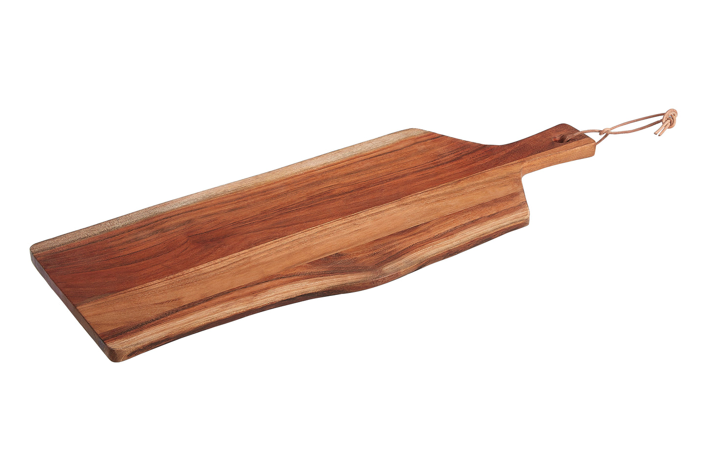 Socorro Long & Wide Asymmetric Acacia Wood Paddle Chopping And Serving Board image 0