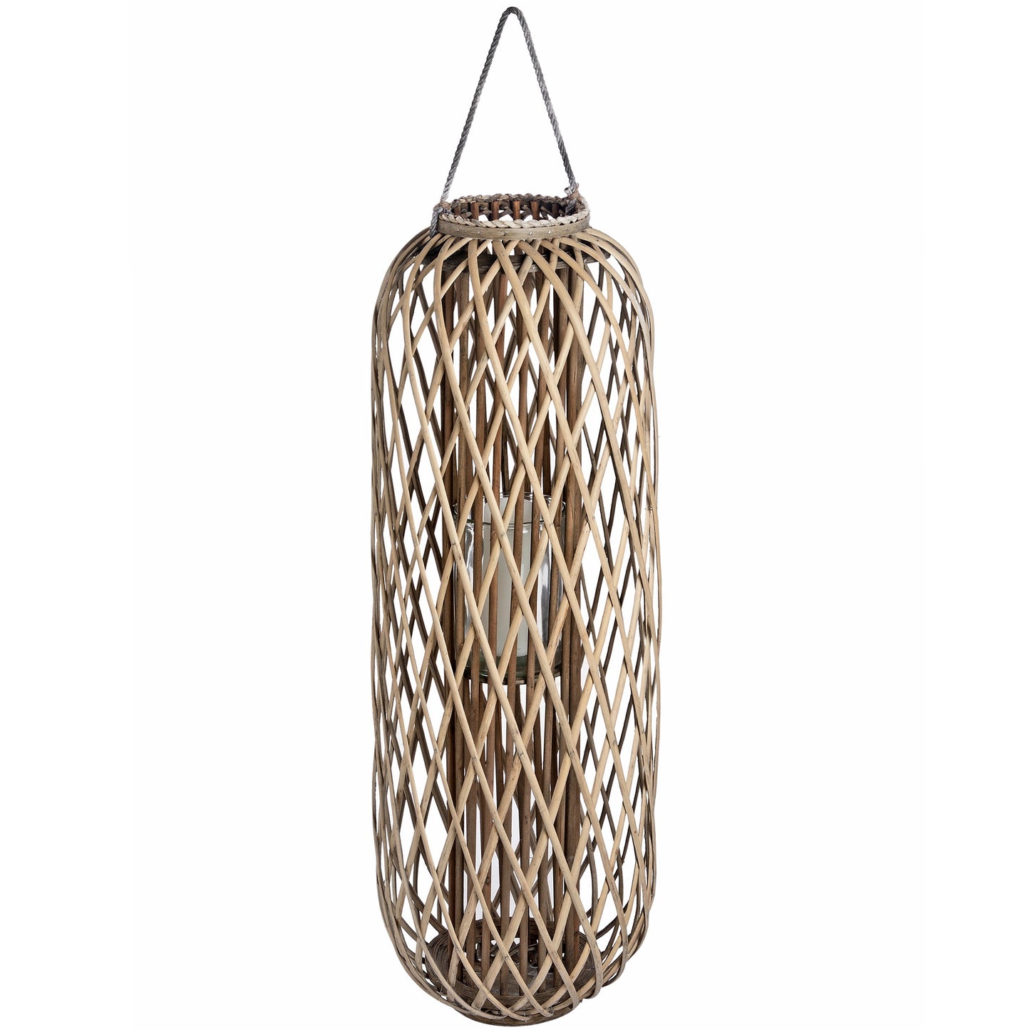 Huge Standing Wicker Lantern image 0