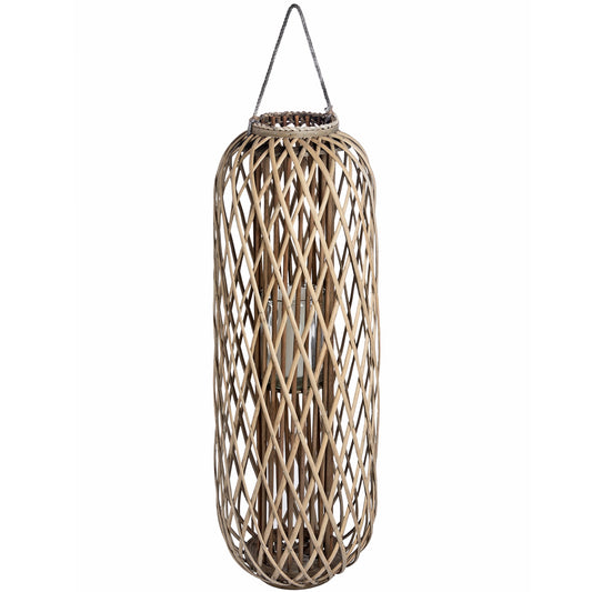 Huge Standing Wicker Lantern image 0
