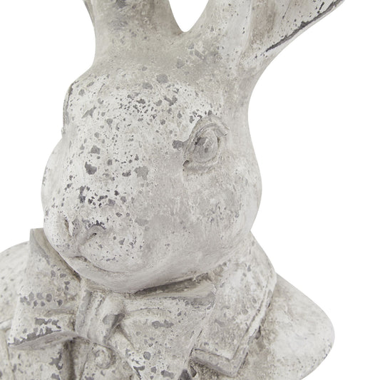 Stone Effect Tuxedo Hare Ornament image 1