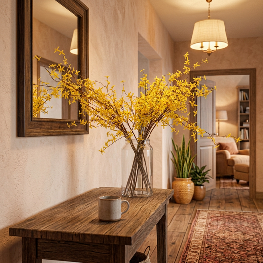 Artificial Forsythia - Yellow Branch Floral Spray