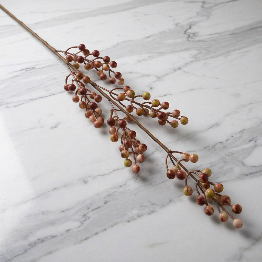 Autumn Berry Branch Large Artificial Foliage Stem 73cm