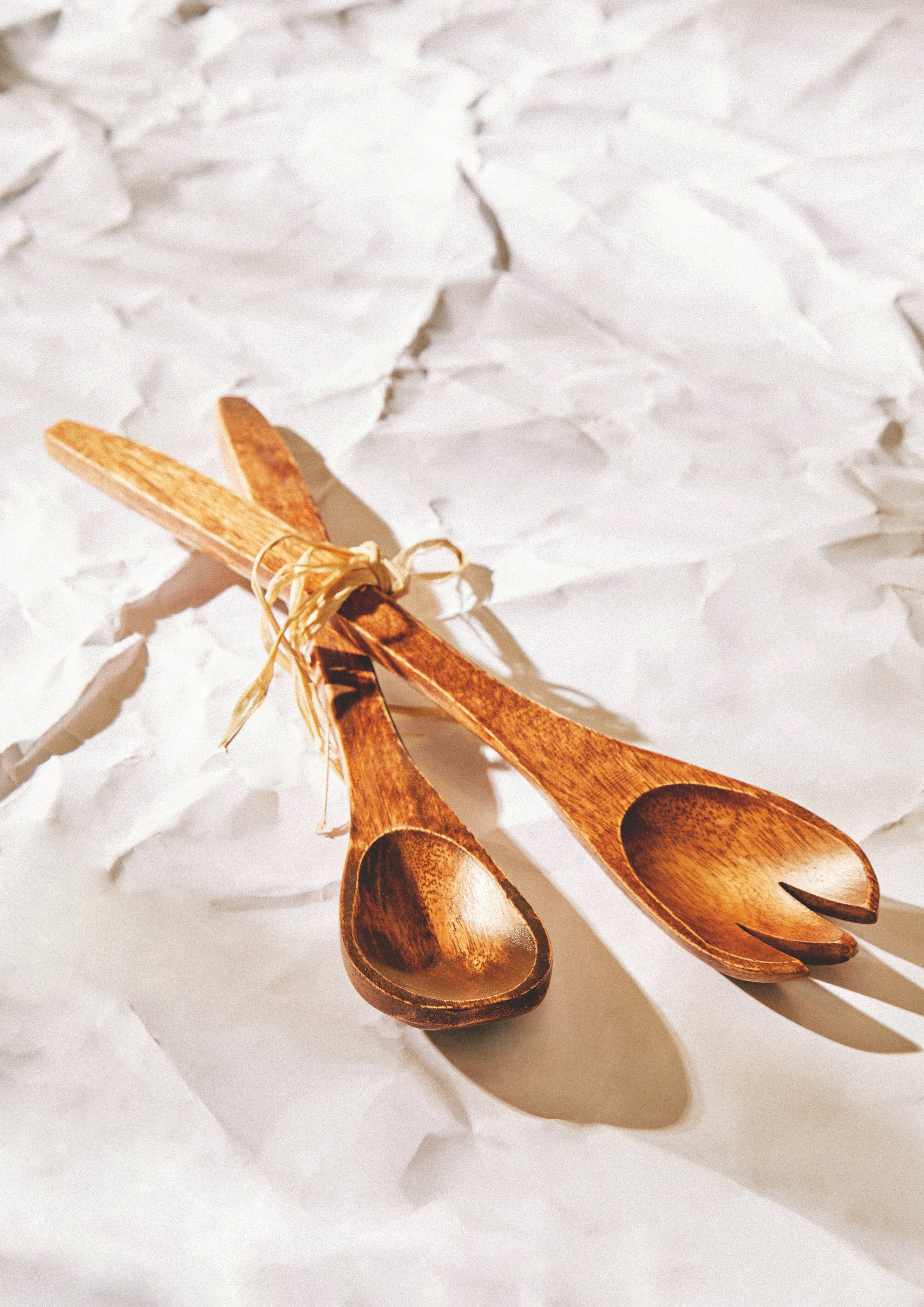 Kora Acacia Large Salad Servers image 2