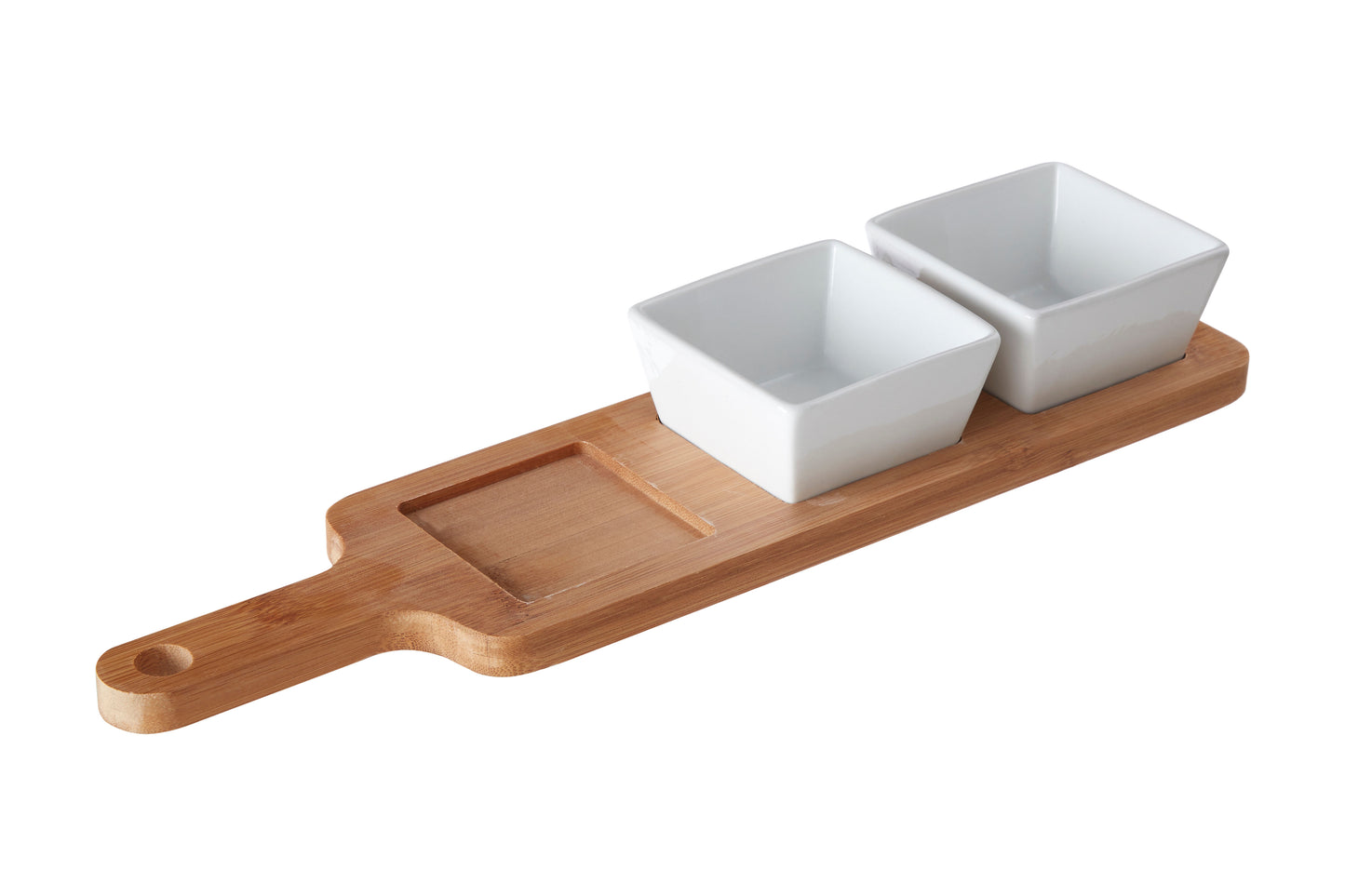 Soiree Serving Board With White Dishes image 1
