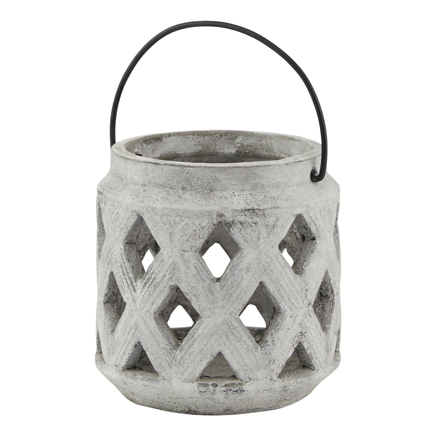 Athena Stone Lattice Lantern image 0