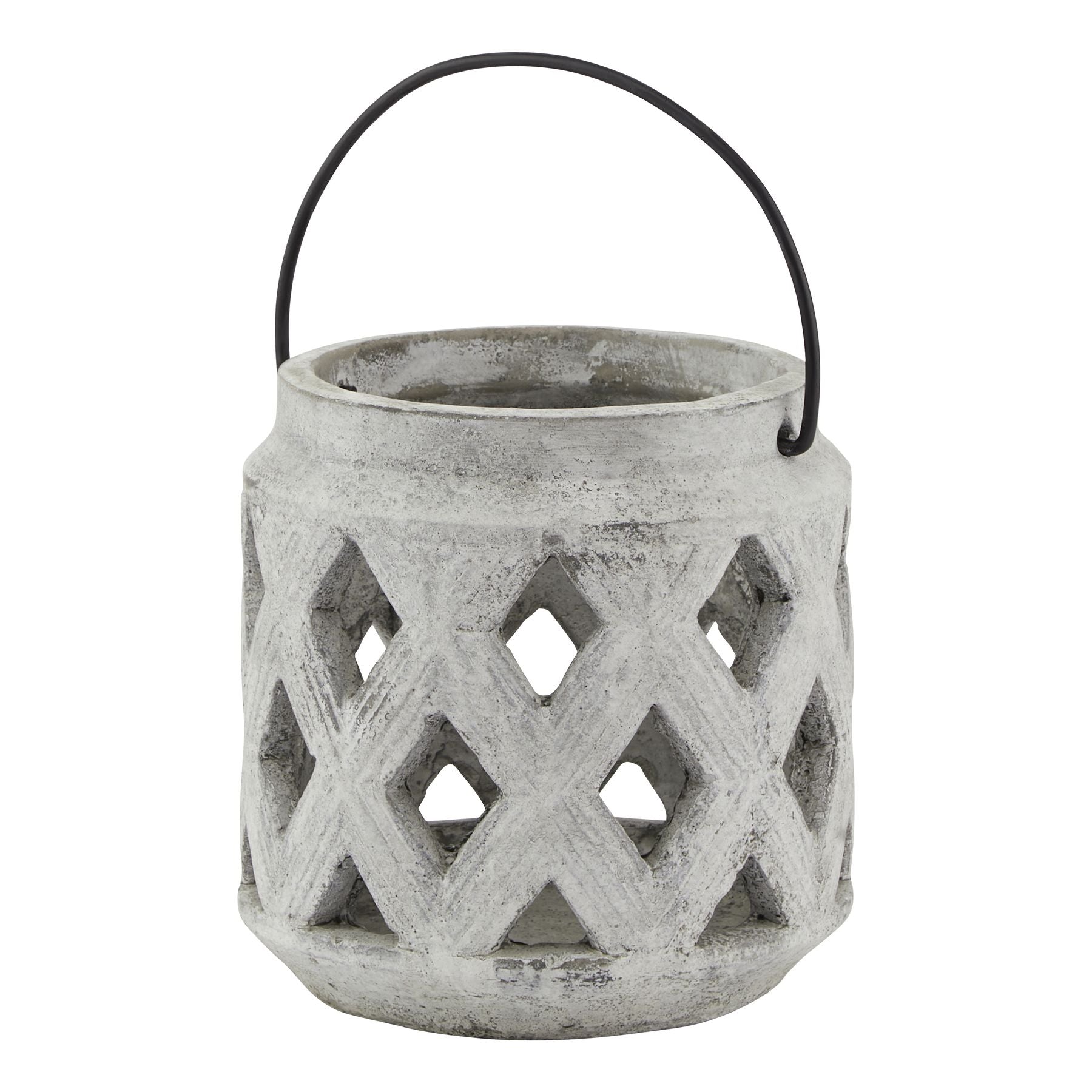 Athena Stone Lattice Lantern image 0