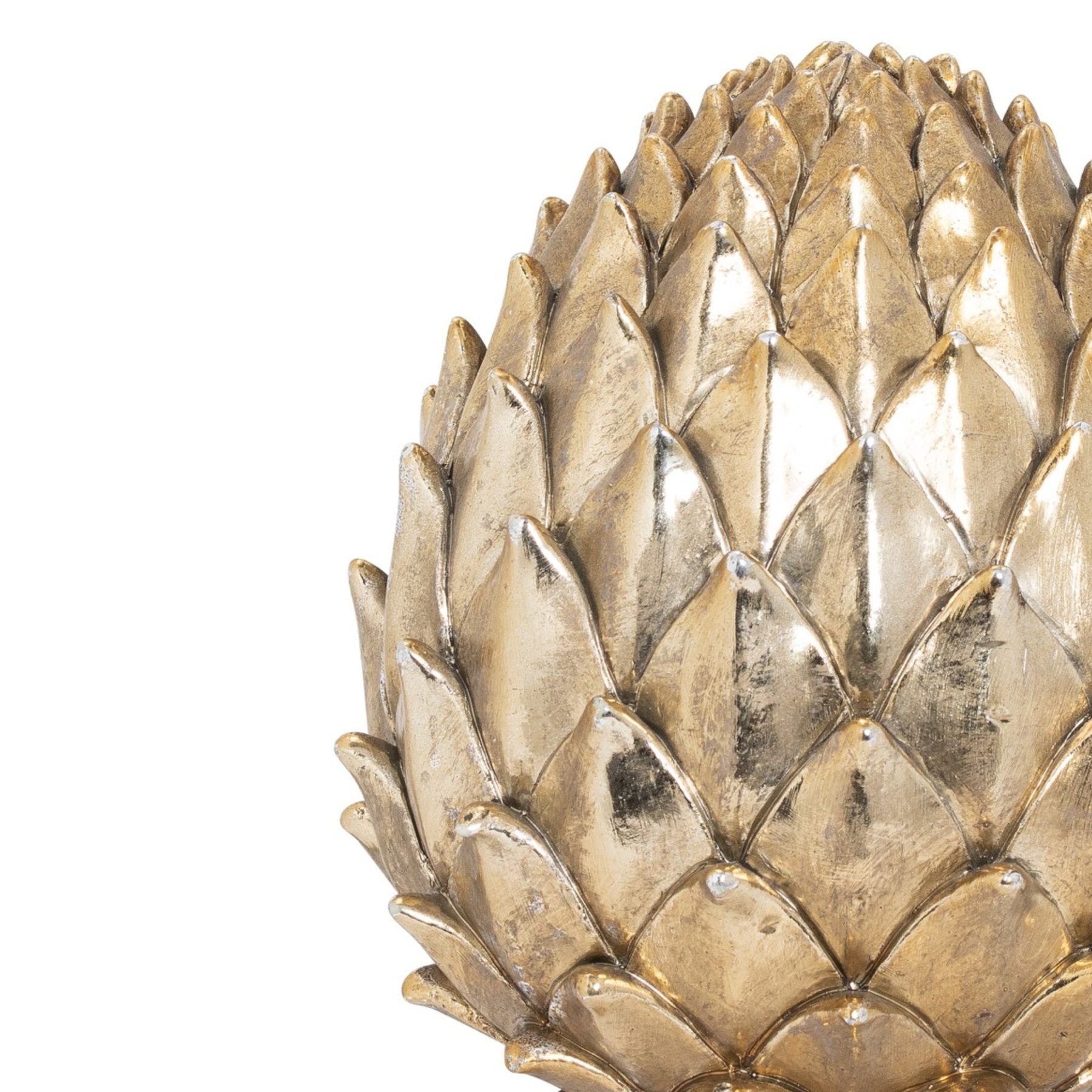 Large Gold Pinecone Finial image 1