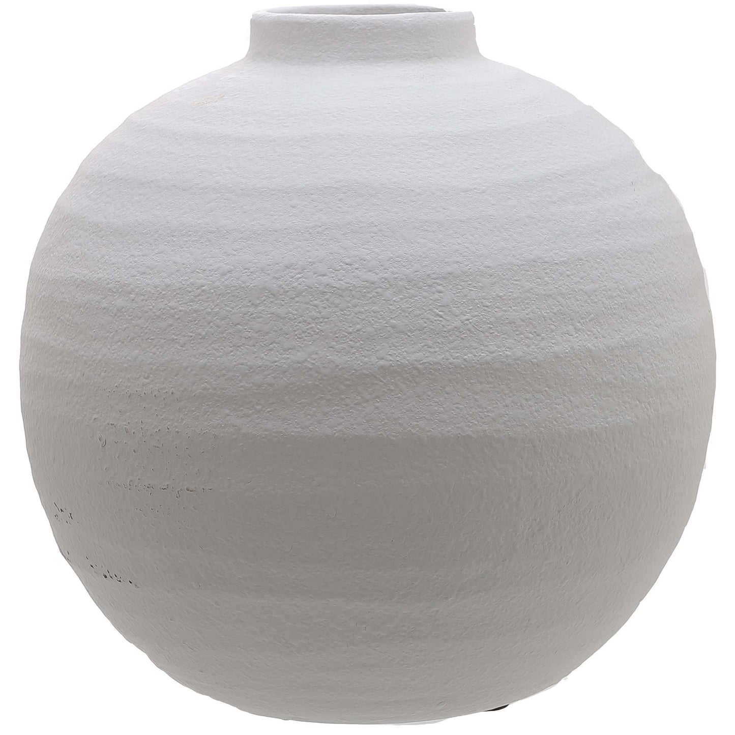 Tiber Matt White Ceramic Vase image 0