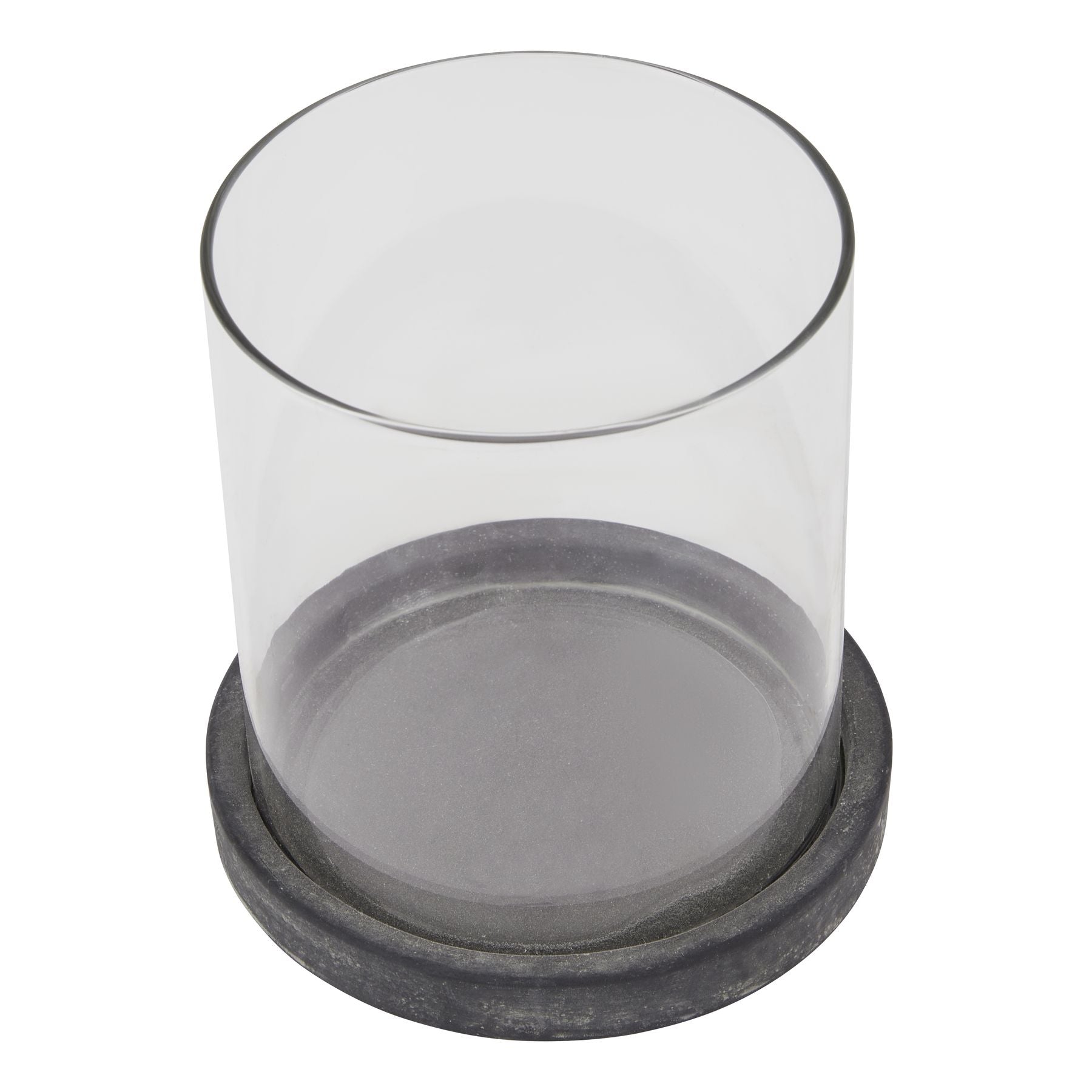 Amalfi Grey Hurricane Lantern image 1