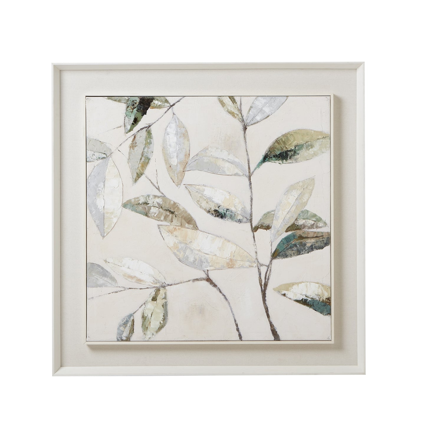 Dolce Dapple Leaf Framed Painting On Canvas image 2