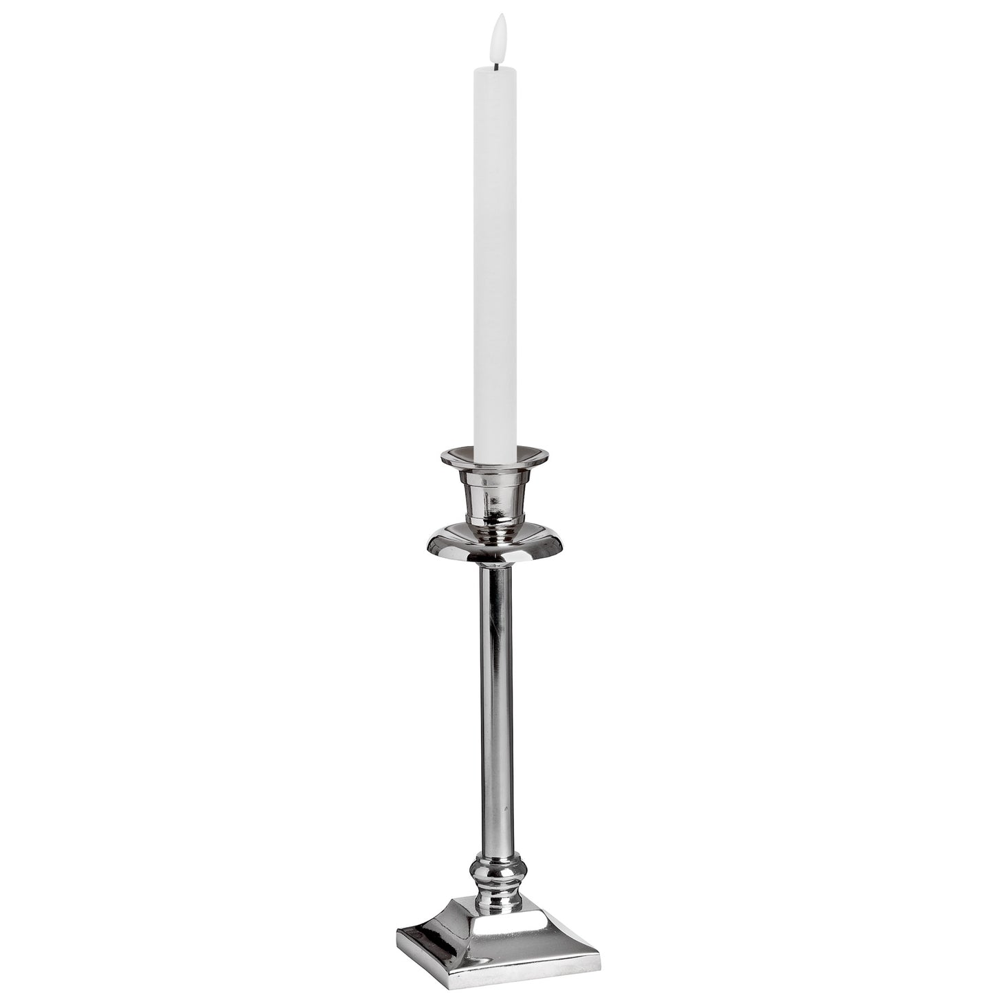 Luxe Collection Natural Glow S/ 2 White LED Dinner Candles image 1