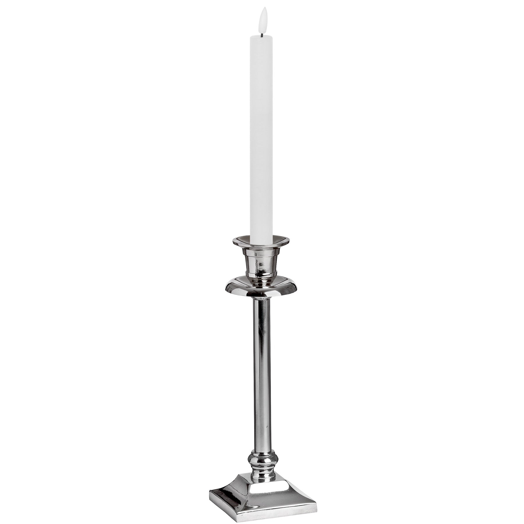 Luxe Collection Natural Glow S/ 2 White LED Dinner Candles image 1