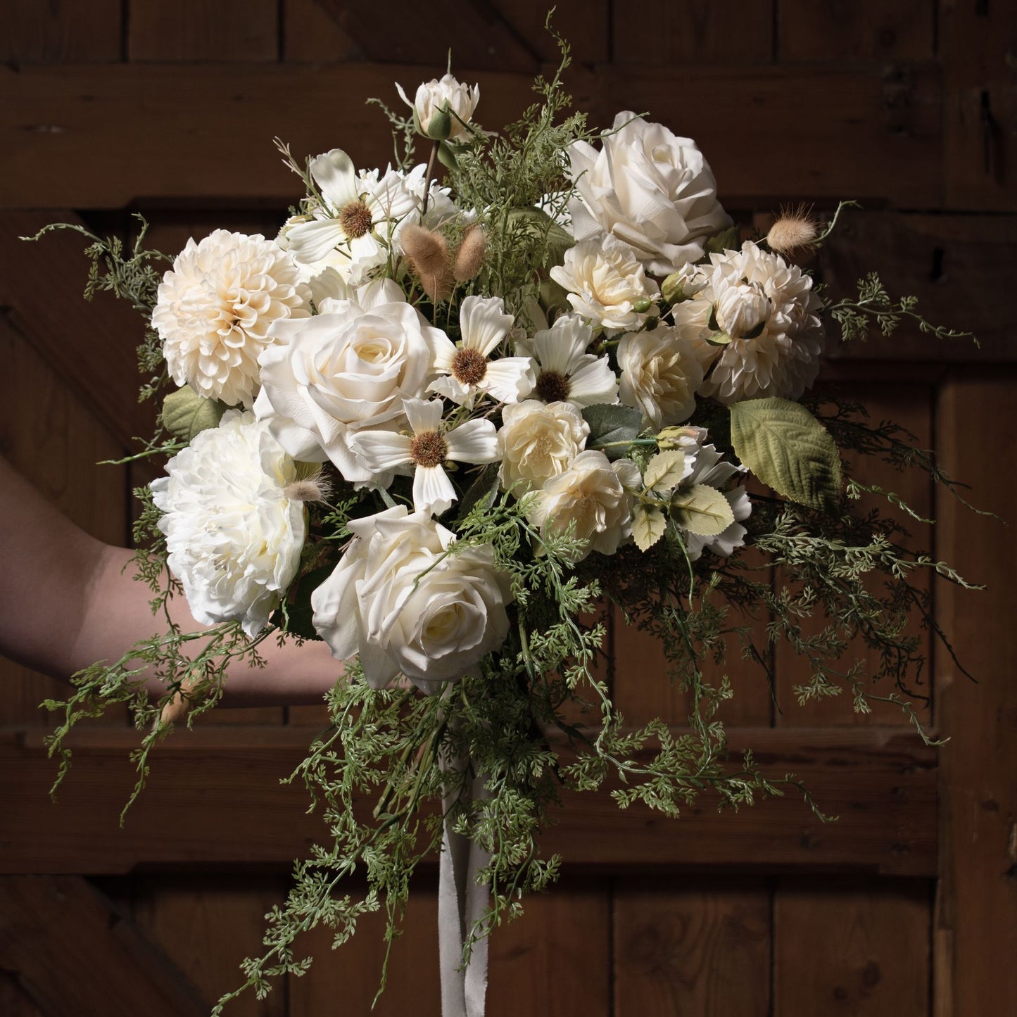 White Dahlia Stem image 3
