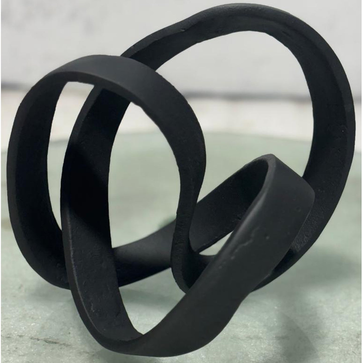 Black Cast Knot Ornament image 0