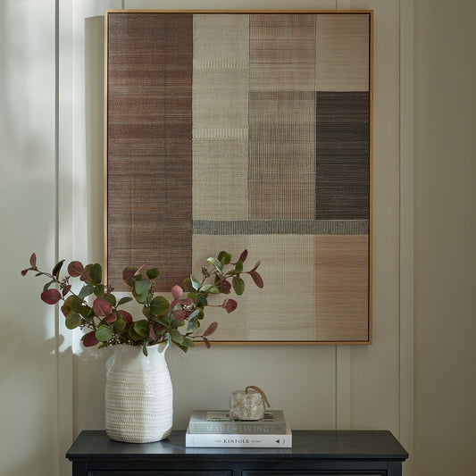 Ivora Hand Painted Large Canvas In Wood Frame